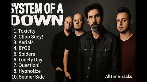 🎸 SYSTEM OF A DOWN – TOP 10 BEST SONGS OF ALL TIME | Greatest Hits Playlist 2025 🎶🔥