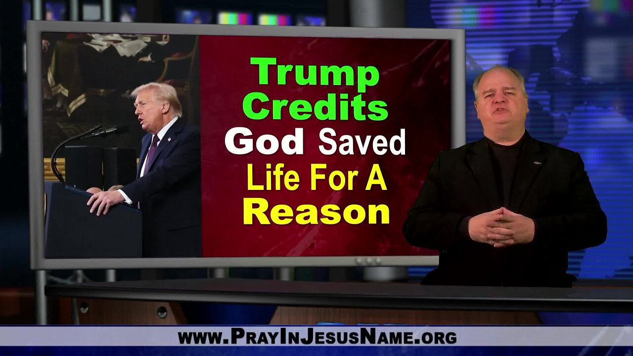 Trump Credits God for Saving His Life