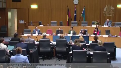 At a hearing in Australia's local parliament, the star of Dr. Anna Cody