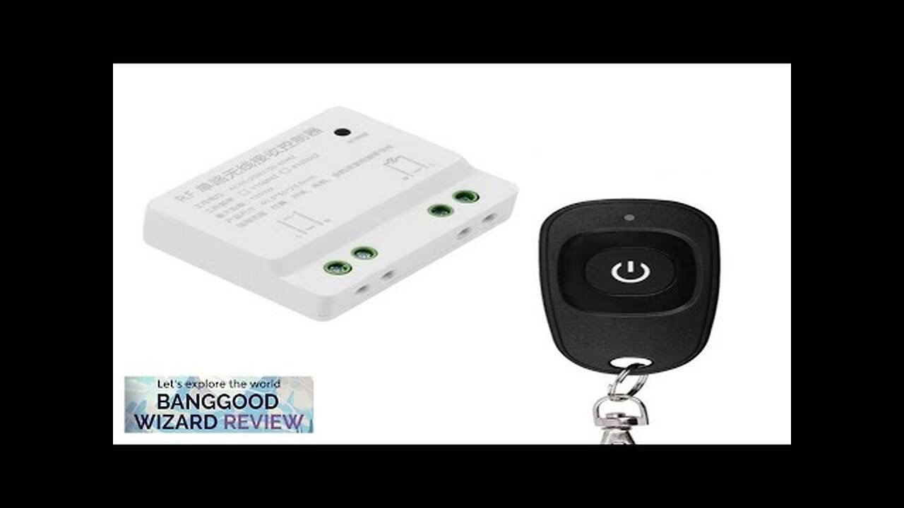 Smart Home AC110V 220V Single1 Channel Remote Controller Receiver Wireless RF Radio Review