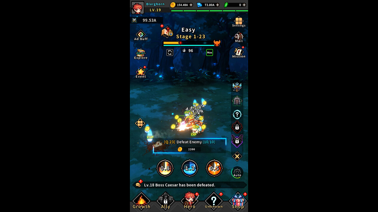 Hidden Heroes : AFK Idle RPG - Android Gameplay [14+ Mins, 720p]
