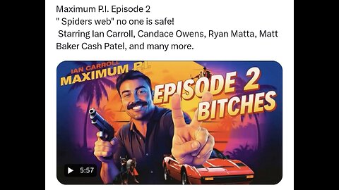 Maximum P.I. Episode 2 " Spiders web"