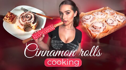 Cinnamon Rolls Cooking
