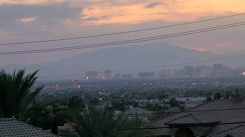 Did you see tonight's Las Vegas sunset? Check this out! 01.27.2025 #follow #lasvegas #explore