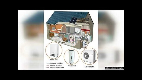 R32 inverter air to water split monobloc heat pump home heater SCOP Review