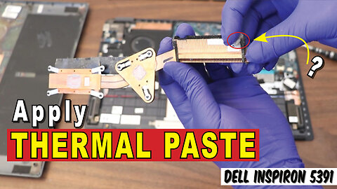 Fix Overheating! 🔥 Dell Inspiron 5391 Thermal Paste Replacement Guide #shorts