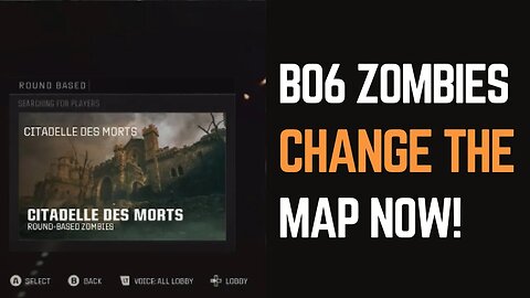 How To Change The Map Black Ops 6 Zombies!