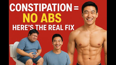 Constipation = No Abs. Here’s the Real Fix.