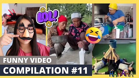 Funny Video Compilation #11🎉 TRY NOT TO LAUGH 😆 Funniest Clips Ever | Smiley TV