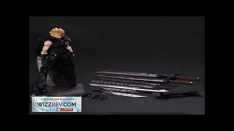 Final Fantasy VII Cloud Strife Mercenary Action Figure Toy Review