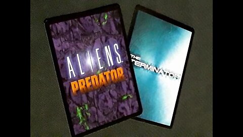 NOT painting with an obsessive collector, or: Aliens predator CCG, a retrospective.