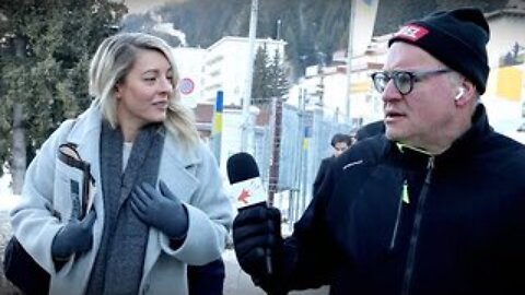 Melanie Joly BOLTS after being confronted about deepening China ties in Davos