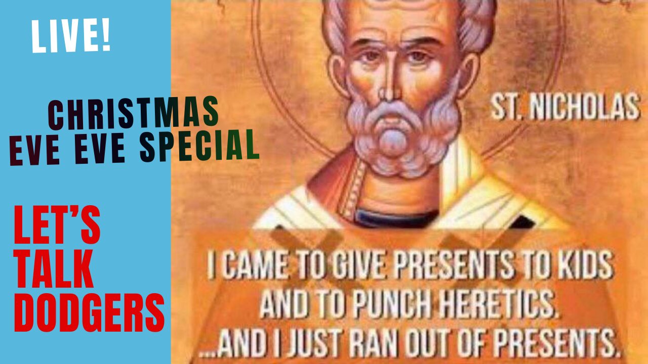 BMP Live: Christmas Eve Eve Dodgers Chat