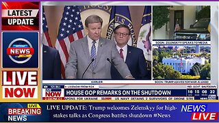 LIVE UPDATE: Trump welcomes Zelenskyy for high-stakes talks as Congress battles shutdown #News
