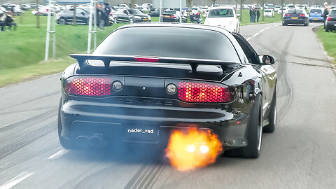 Sportscars Revving at Car Meet - Skyline R33 Bee R, Widebody RS3, Capristo Aventador, SOUL GT3 RS