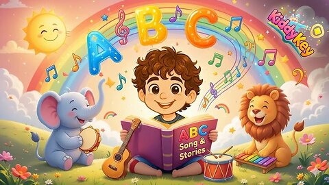 ABC | A For Ant (fast version) | ⁨ KiddyKey's Nursery Rhymes