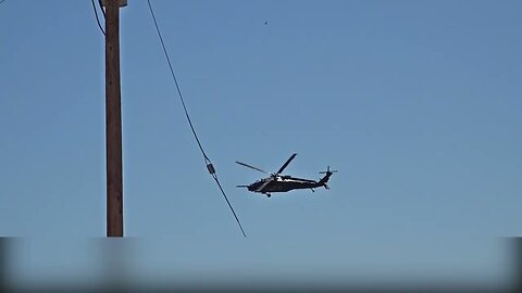 Military Helicopter Flies Just 100 Feet Over Our Headquarters!