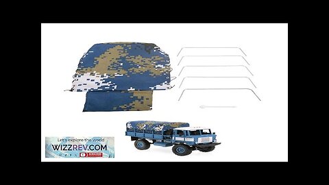 Canvas Truck Hood Cover Cloth for WPL B-24 B-16 1/16 Military Truck Review