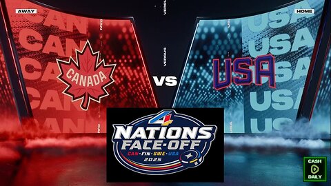 CANADA vs USA - 4 Nations Face-Off 2025