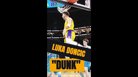 LUKA’S SECOND DUNK OF THE YEAR?! 😱💥
