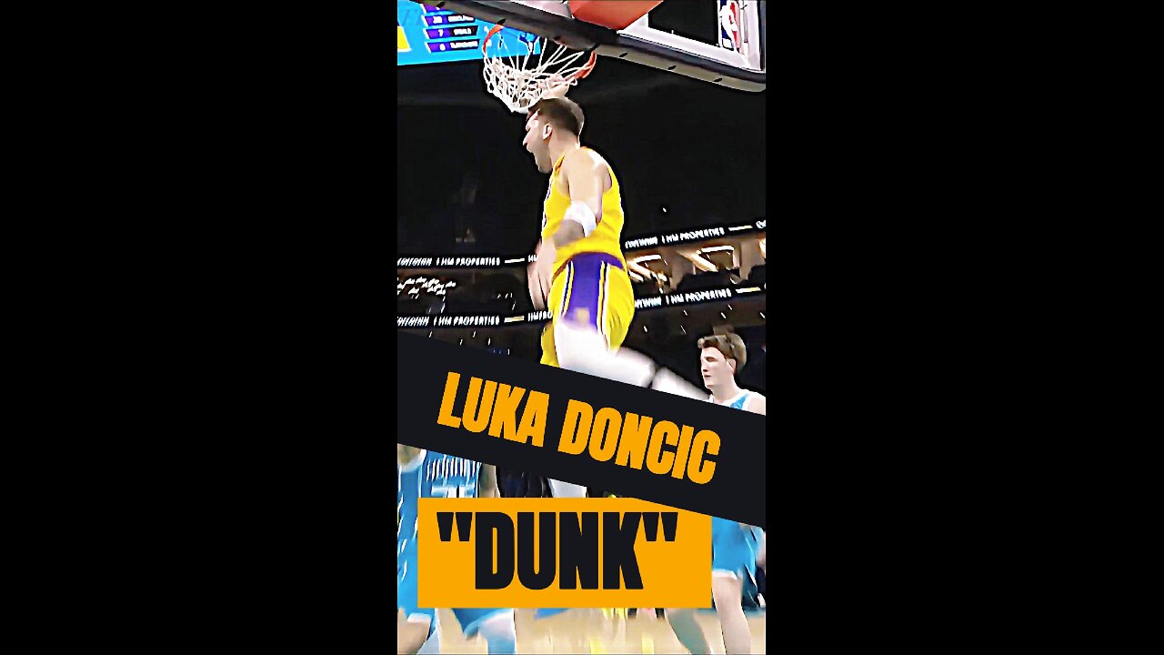 LUKA’S SECOND DUNK OF THE YEAR?! 😱💥