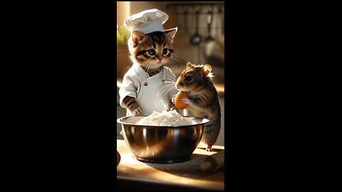 cat cooking #3