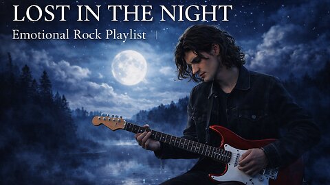 🎸 LOST IN THE NIGHT – Sad Songs Rock Ballads | Emotional Rock Playlist