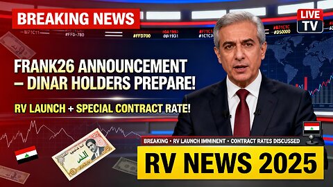 Frank26 Announcement Dinar Holders Prepare! RV Launch + Special Contract Rate! 💹 💥 Iraqi Dinar News!