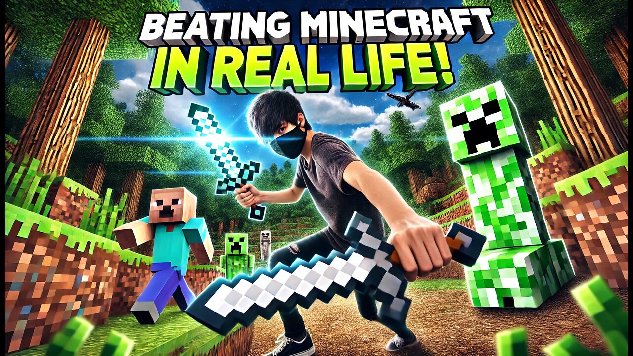 Beating Minecraft in Real Life!