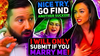 COVERT Feminists TRIES to GUILT Brian & S!MPY Male Guest into Getting Married & FAILED