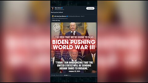 Biden Regime Starting World War 3 - Alex Jones on X