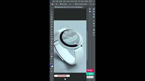 How to create Smartwatch face mockup in photoshop
