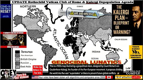 UPDATE: Rothschild Vatican Club of Rome & Kalergi Depopulation Agenda (compilation version)