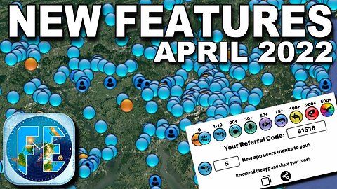 New Features April 2022 - Flat Earth Sun, Moon and Zodiac Clock app