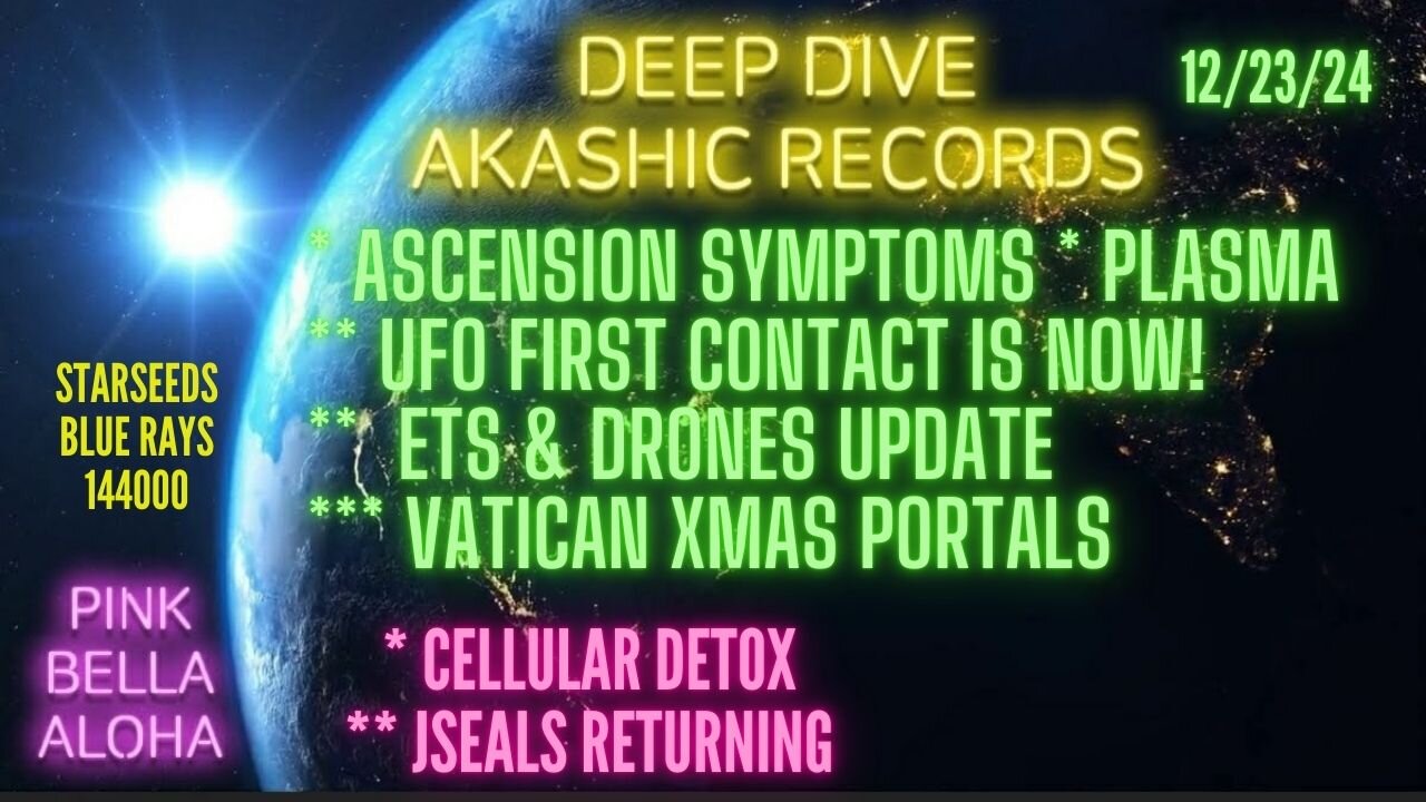 UFO Disclosure is NOW! * ET First Contact * STARSEEDS Update * DRONES * Ascension Symptoms