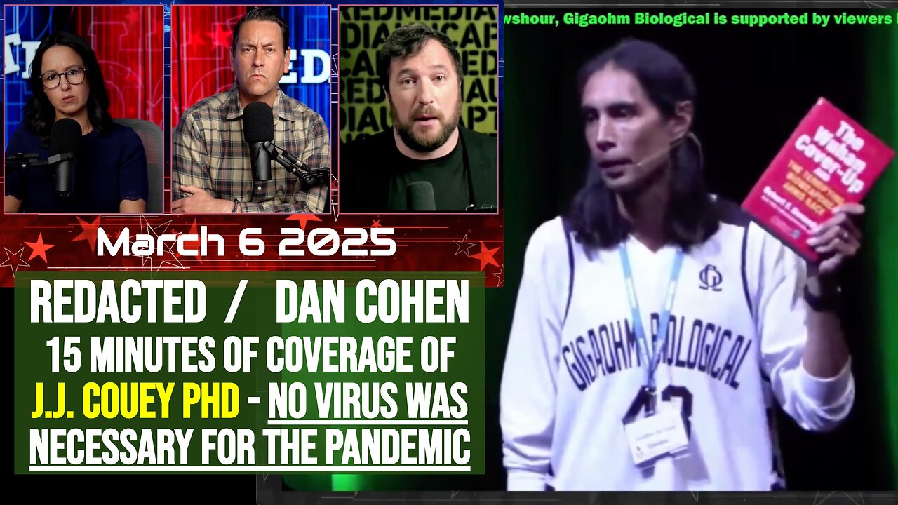 [Mar 6 2025] Redacted / Dan Cohen: 15m clip Jonathan J. Couey (GigaOhm Biological) RNA cant pandemic