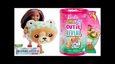 Barbie Cutie Reveal Chelsea Doll & Accessories Animal Plush Costume & 6 Review