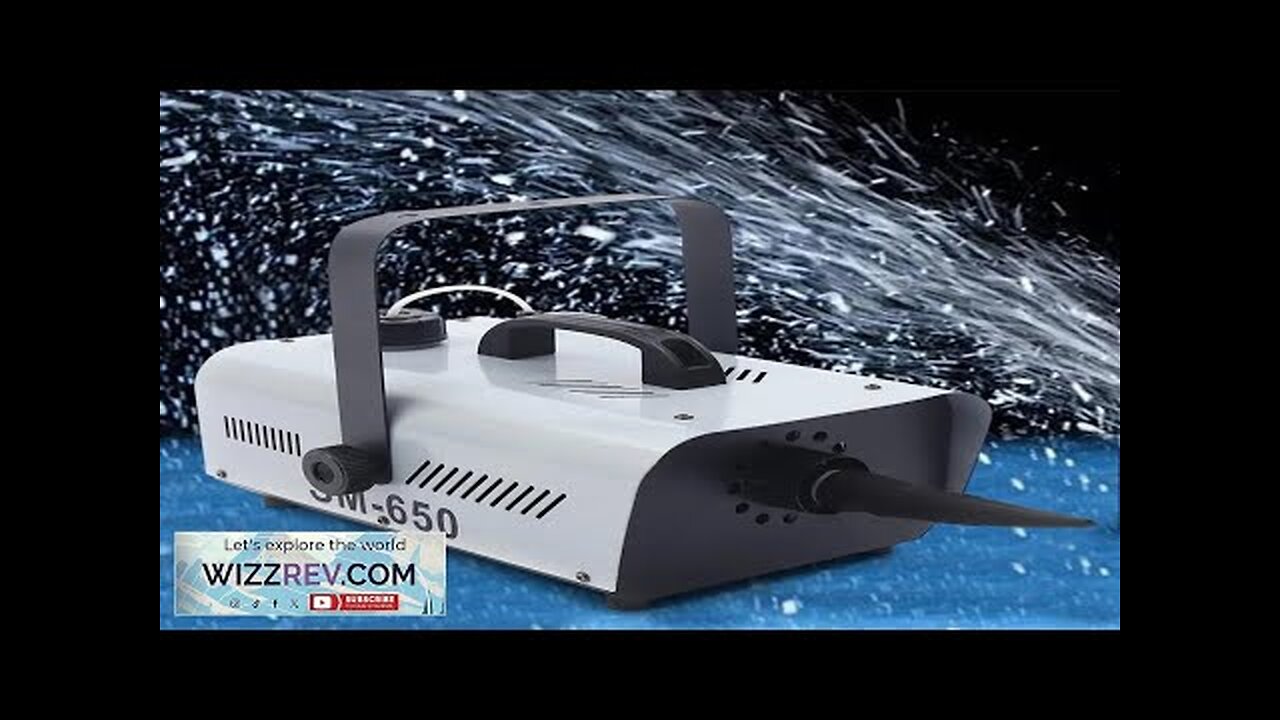 Snow Machine/Wireless Remote Control Snow Making Machine Snowflake Maker for Christmas Review