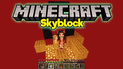 NEZUKO Plays MINECRAFT SKYBLOCK Again! Ep 7