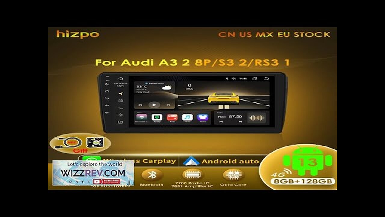 Hizpo 9 Inch Car Radio 2 Din Android 13 Stereo With Screen Review