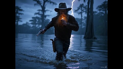 Running and bumbling in the bayou with friends