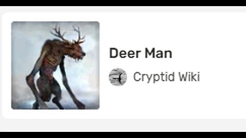 Deer Man Bible Lesson