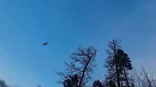 Jet Chases Drone