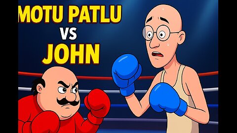Motu Patlu की टक्कर John के confused boxer से | Motu Patlu | मोटू पतलूFire