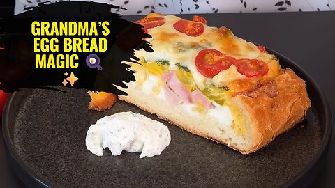 Just Pour Eggs Into Bread 🍳 | Grandma’s Old Recipe That’s Still Awesome! | Homemade Breakfast Idea