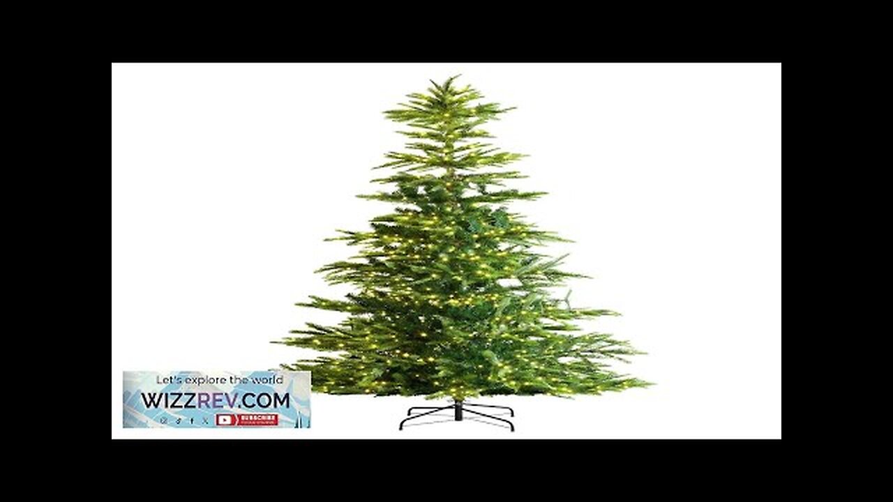 VEVOR Christmas Tree 7.5ft Prelit Artificial Tree with 700 White LEDs 1319 Review