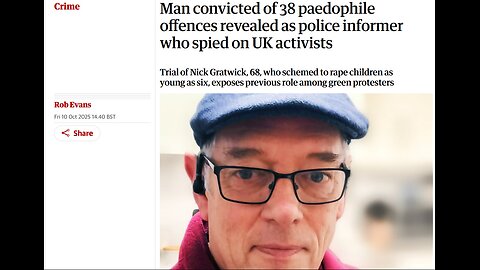 'Radio Nick' Gratwick, Tony's pirate radio contact & covert police informers ex detective Jon Wedger