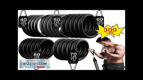 300lb Fitness Booty Resistance Elastic Band Workout for Training Home Exercise Sport Review