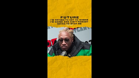@future I’m trying to get where I’m going and ain’t nobody going to stop me. #future 🎥 @hot1079atl