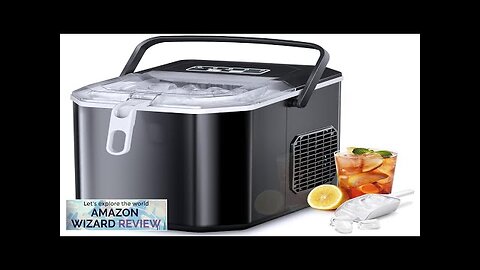 COWSAR Portable Countertop Ice Maker Machine 6 Mins/9 Pcs Bullet 26.5lbs/24Hrs Review